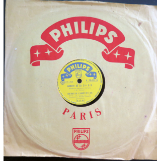 Disque 78 t petit format Rhin et Danube 1° AF et marche de la 2° DB