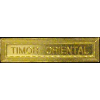 BARRETTE "TIMOR-ORIENTAL" (LETTRES NORMALES) DORÉE