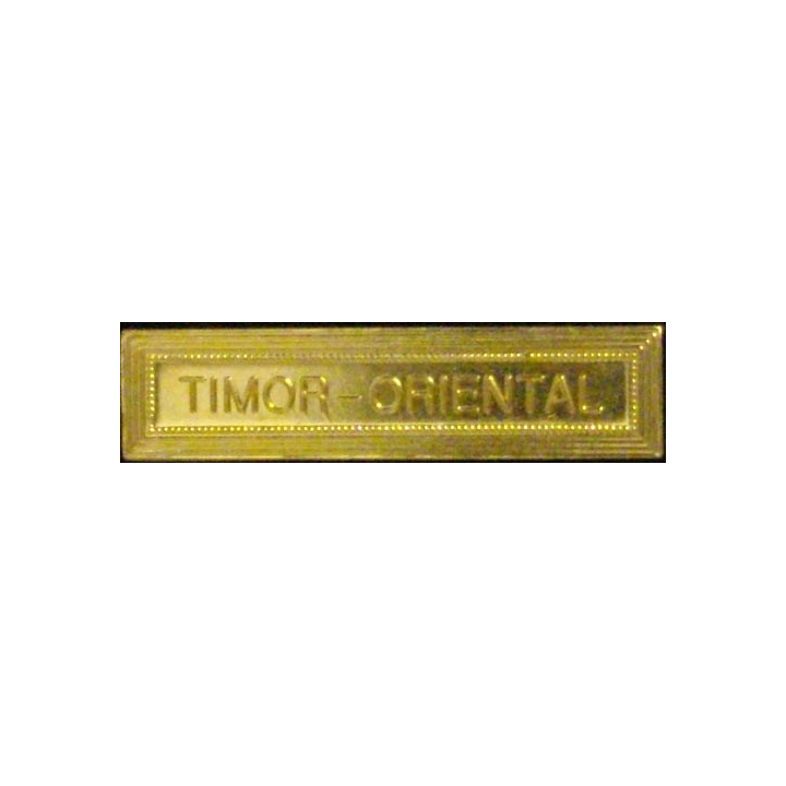 BARRETTE "TIMOR-ORIENTAL" (LETTRES NORMALES) DORÉE