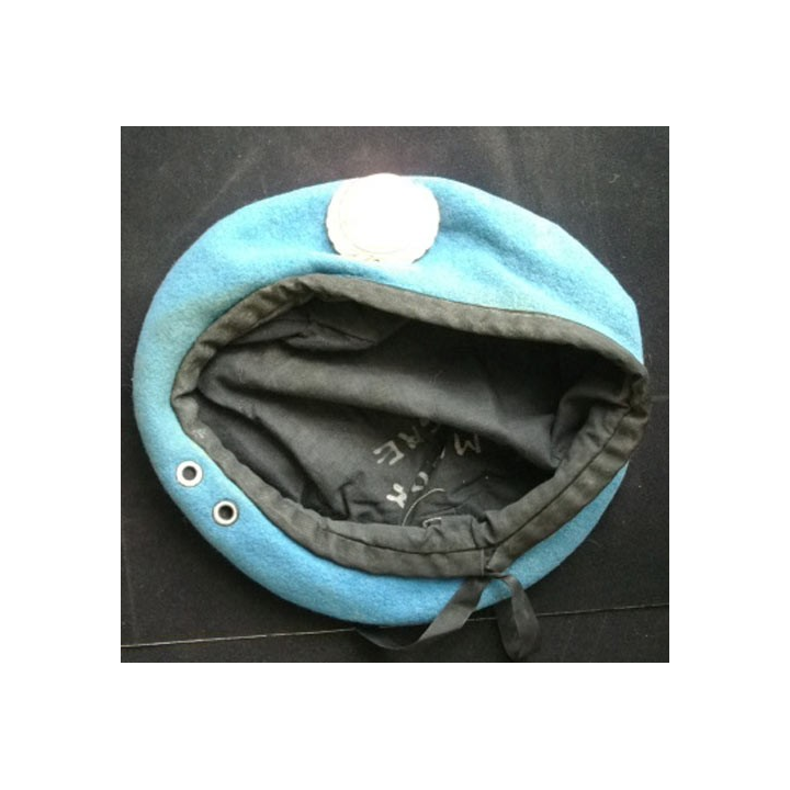 ONU : BÉRET BLEU AVEC INSIGNE (TAILLE 57)