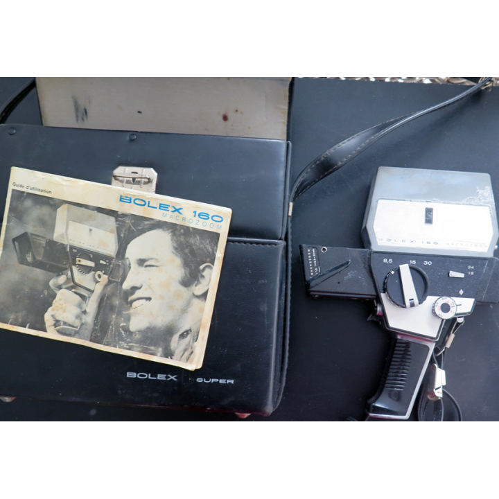 Camera super 8 Bolex 160 Macrozoom dans son étui complet