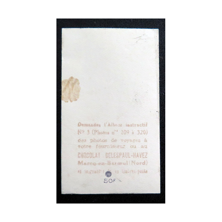CHOCOLAT DELESPAUL-HAVEZ : n° 284 Osaka Le Grand canal 6,5 x 3,8 cm