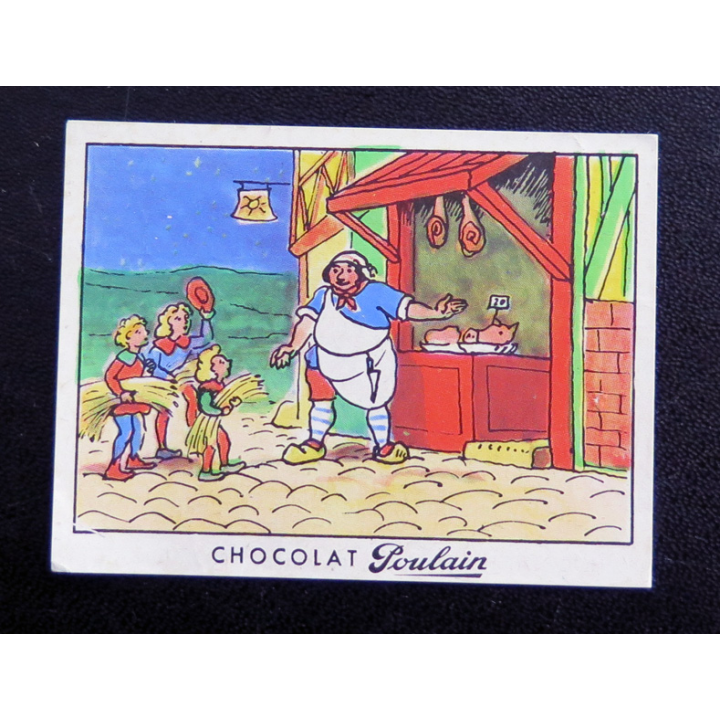 CHOCOLATS POULAIN : série 7 La légende de saint Nicolas 5 x 6,5 cm