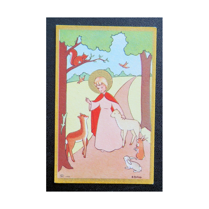 IMAGE PIEUSE : de M. Mertens 5,7 x 9 cm