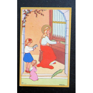 IMAGE PIEUSE : de M. Mertens 5,7 x 9 cm