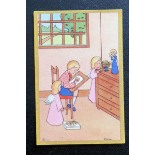 IMAGE PIEUSE : de M. Mertens 5,7 x 9 cm