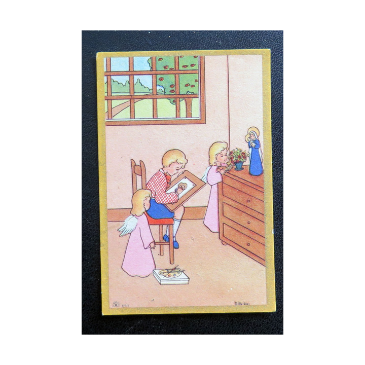 IMAGE PIEUSE : de M. Mertens 5,7 x 9 cm