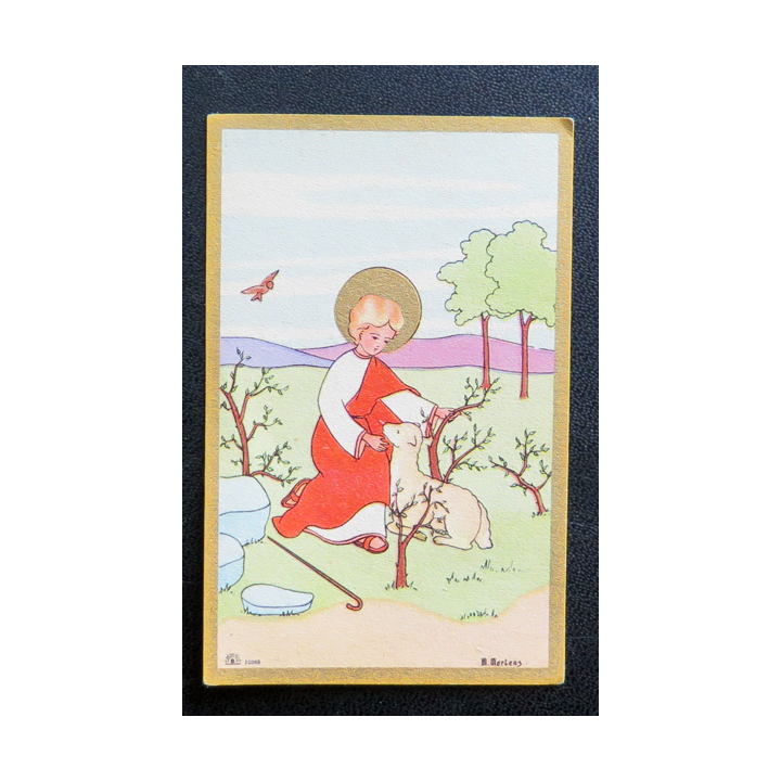 IMAGE PIEUSE : de M. Mertens 5,7 x 9 cm
