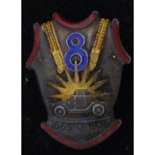 8° régiment cuirassiers Arthus Bertrand Paris déposé 1665-1936 ABPD