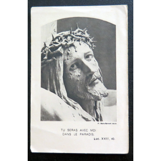IMAGE PIEUSE : Editions de l'Abbaye de la Grande Trappe Tu seras avec moi dans le paradis 8 x 12 cm