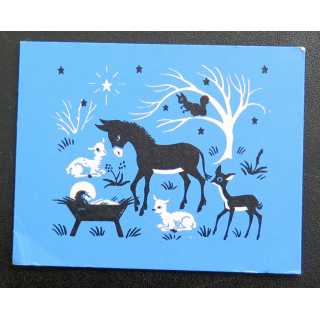 Petite double carte anglaise 8 x 10 cm