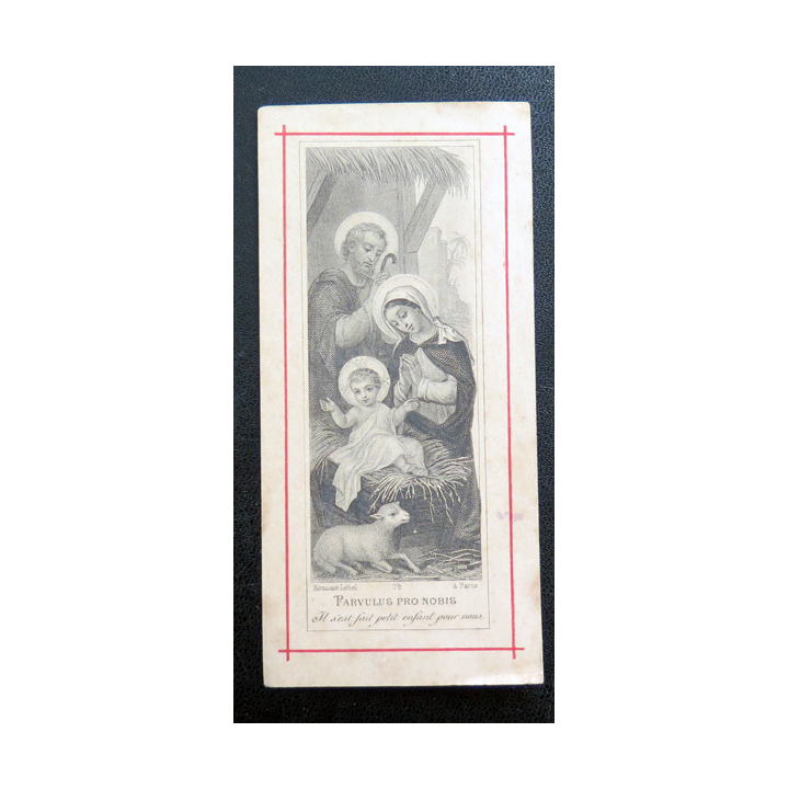 IMAGE PIEUSE : La Crèche 5,7 x 17 cm