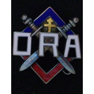 ORA : ORGANISATION DE LA RÉSISTANCE ARMÉE N° 2921 + BOITE ÉMAIL