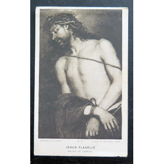 IMAGE PIEUSE : Jésus Flagellé 6,8 x 11 cm