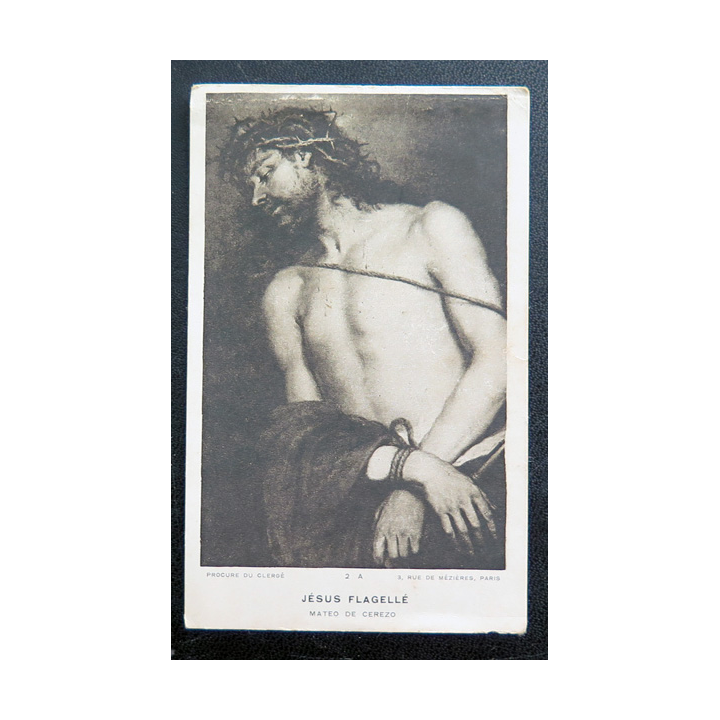 IMAGE PIEUSE : Jésus Flagellé 6,8 x 11 cm