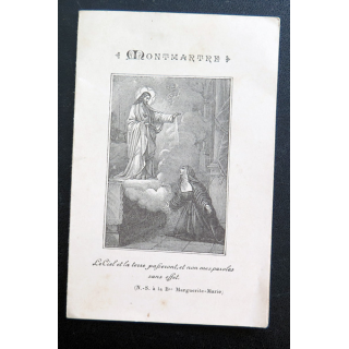 IMAGE PIEUSE : Livret Montmartre Prière au Sacré Coeur 8 x 12,3 cm