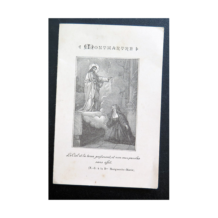 IMAGE PIEUSE : Livret Montmartre Prière au Sacré Coeur 8 x 12,3 cm