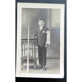 IMAGE PIEUSE : Carte postale de 1° communion Photo Le Doaré Chateaulin
