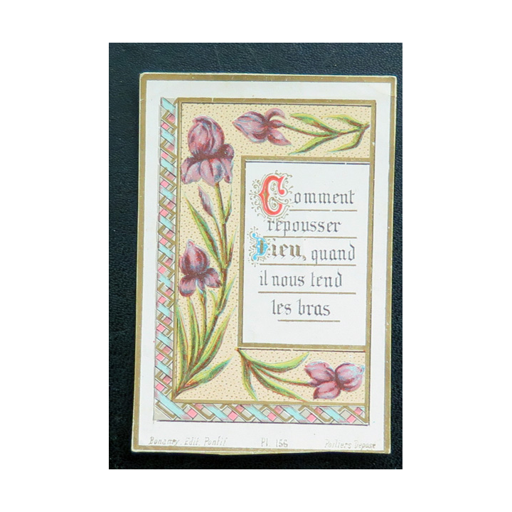 IMAGE PIEUSE : Saint Rémi Priez pour Nous 1896 7,5 x 11,5 cm