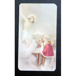 IMAGE PIEUSE : Adoramus Christum 5,7 x 10,1 cm