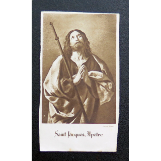 IMAGE PIEUSE : Saint Jacques Apôtre 5,5 x 9,8 cm