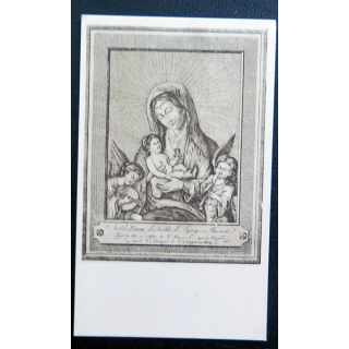 IMAGE PIEUSE : Notre Dame des Vertus de Ligny en Barrois 6 x 10 cm