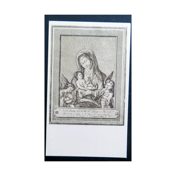IMAGE PIEUSE : Notre Dame des Vertus de Ligny en Barrois 6 x 10 cm