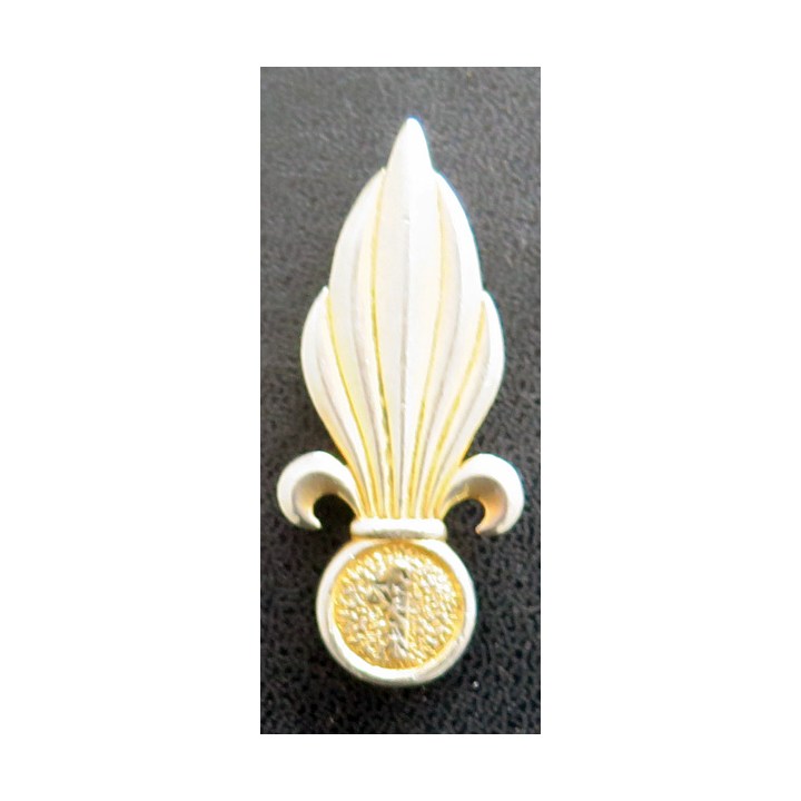 1° RE : insigne de béret du 1° régiment étranger d'infanterie de la légion étrangère Drago Paris