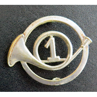 1° RCH : insigne de béret du 1° régiment de chasseurs Drago Paris
