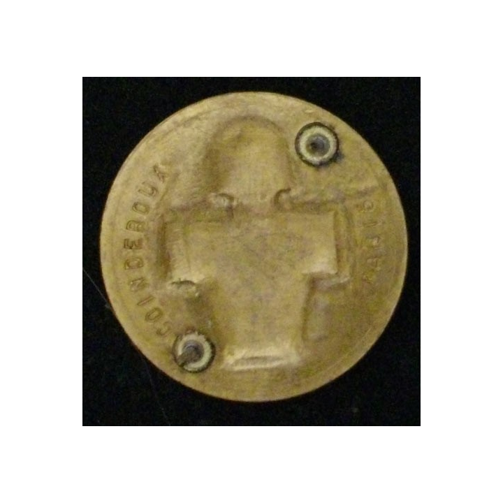 GÉNIE : insigne de col du Génie de fabrication Coinderoux