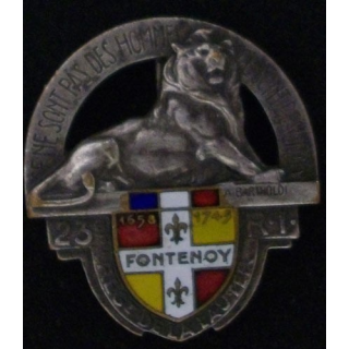23°RIF : 23°RÉGIMENT D'INFANTERIE DE FORTERESSE (ABPD) ÉMAIL