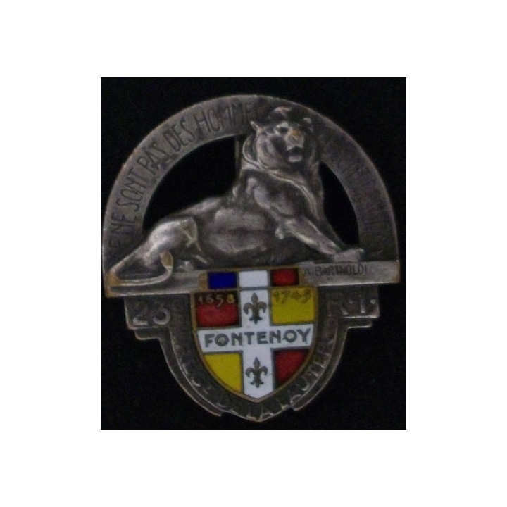 23°RIF : 23°RÉGIMENT D'INFANTERIE DE FORTERESSE (ABPD) ÉMAIL