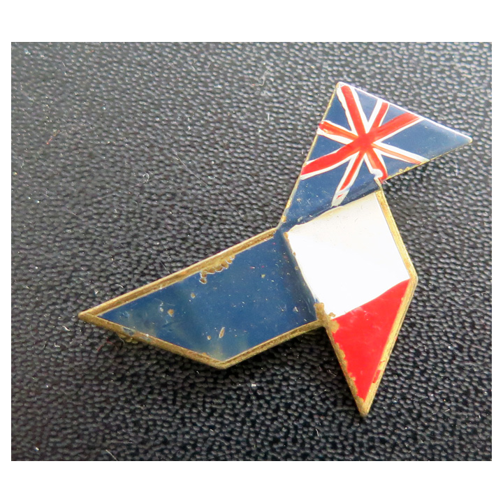 Insigne de la croisière noire en Afrique 1933 sous le commandement du général Vuillemin Cocotte tricolore