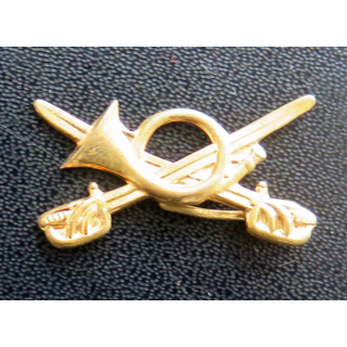 INSIGNE de col belge : insigne de col des unités de chasseurs à cheval armée Belge (manque 1 attache)