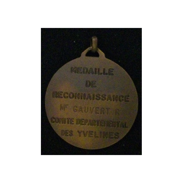 FRANCE : MÉDAILLE DE LA RECONNAISSANCE DU COMITÉ DES YVELINES