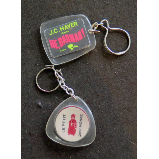 Porte clefs Vintage des années 1950-1960 :  2 Porte Clefs sur Cafés-bars