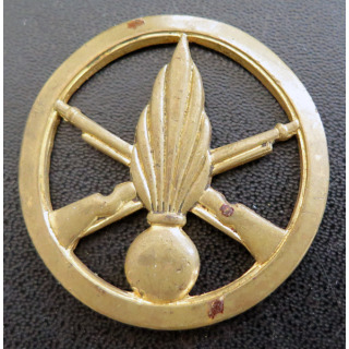 INFANTERIE : Insigne de béret de l'infanterie de fabrication Drago Romainville