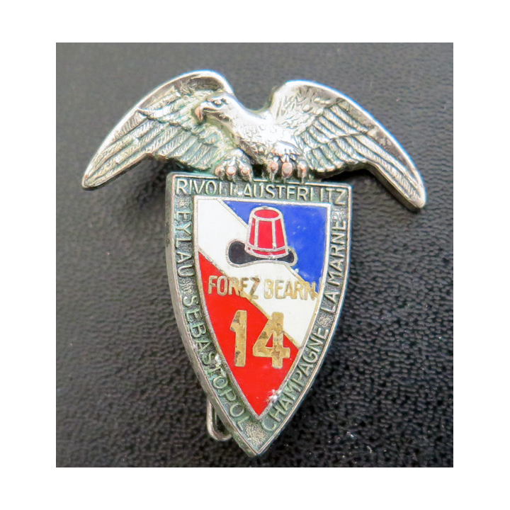 14° RCPS : insigne  du 14° régiment de chasseurs parachutiste de soutien Delsart