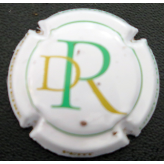 Capsule Muselet de bouteille de champagne DE REKENEIRE-PETIT n°3 Blanc, vert et or