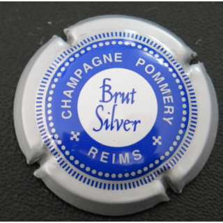 Capsule Muselet de bouteille de champagne POMMERY n° 114 Brut Silver