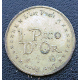 Pièce de 1 Paco d'or l'îlot pirate