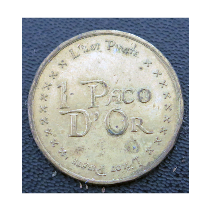 Pièce de 1 Paco d'or l'îlot pirate
