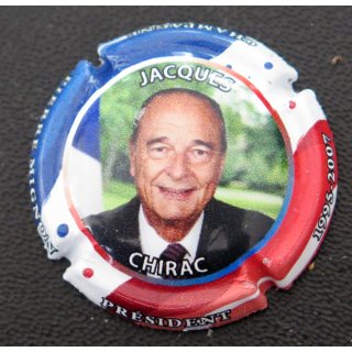 Capsule Muselet de bouteille de champagne MIGNON Pierre n° 285a Jacques Chirac 1995-2007