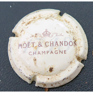 Capsule Muselet de bouteille de champagne MOET ET CHANDON n° 189 crème