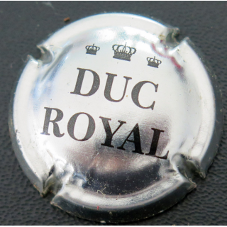 Capsule Muselet de bouteille de la région de Bordeaux DUC ROYAL n° 1 métal et noir