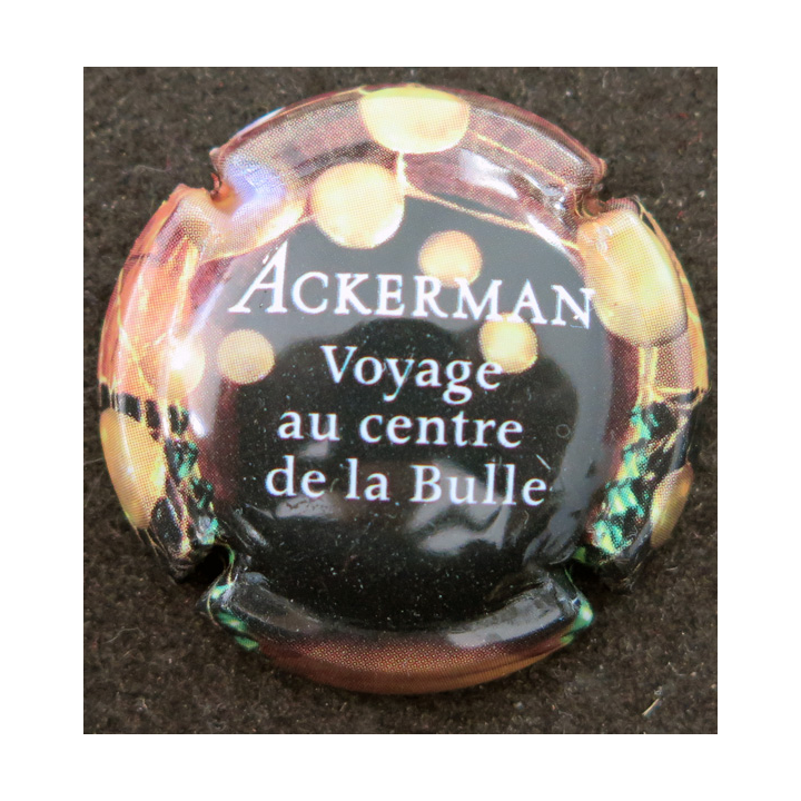 Capsule Muselet de bouteille de Val de Loire ACKERMAN Laurence n°32c Polychrome