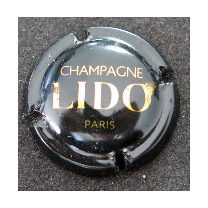 Capsule Muselet de bouteille de champagne LIDO DE PARIS n° 3 Lido Paris