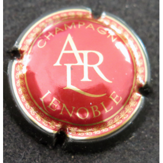 Capsule Muselet de bouteille de champagne LENOBLE n° 25 contour marron foncé