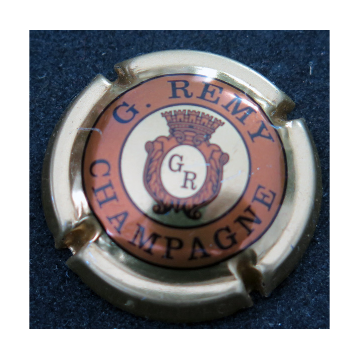 Capsule Muselet de bouteille de champagne REMY G. n° 3 Polychrome