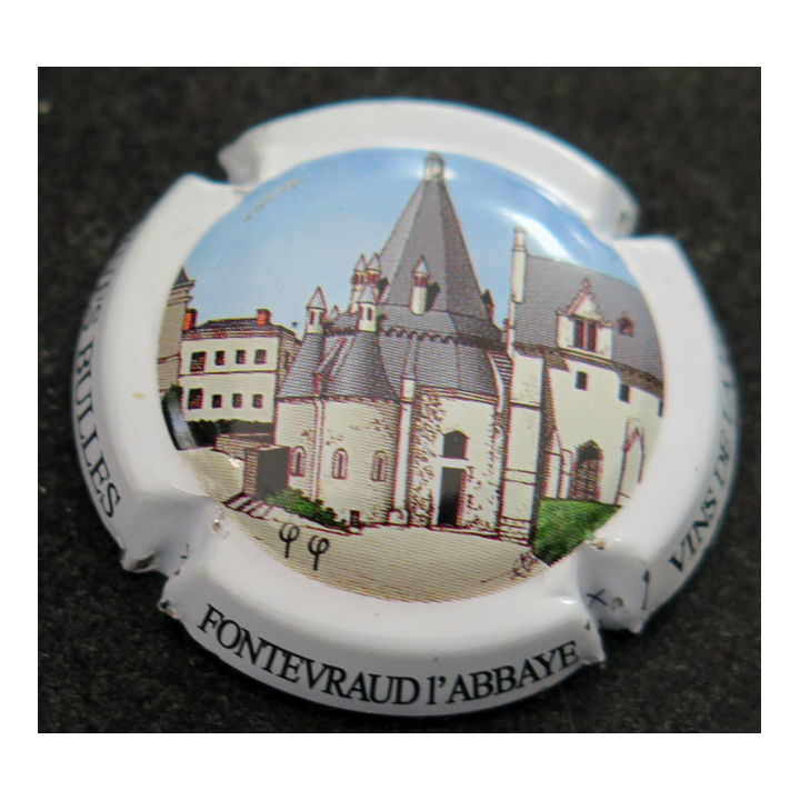 Capsule Muselet de bouteille de FINES BULLES n° 6a Fontevraud-l'abbaye